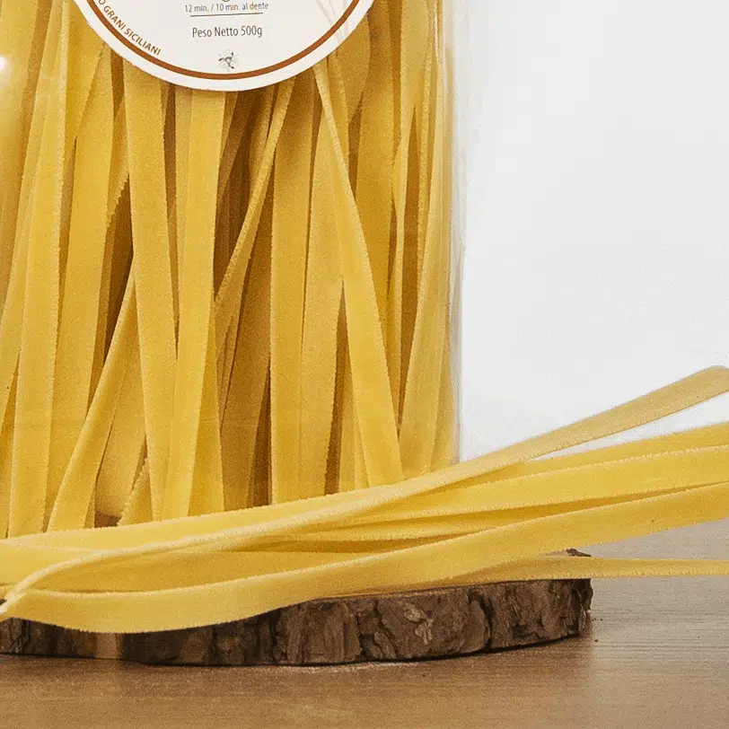 Pasta tagliatelle secca, 500g, grano siciliano.