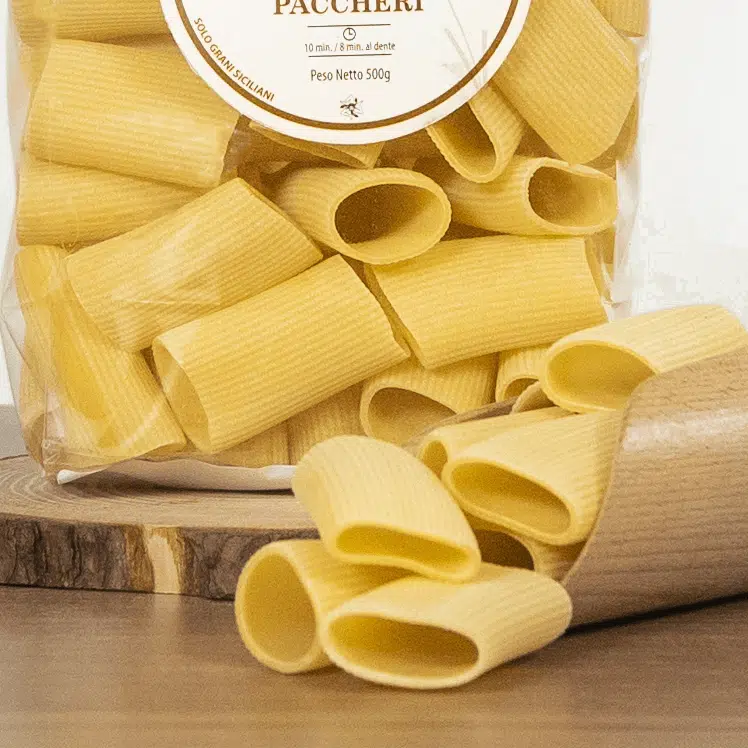 Paccheri di grano siciliano, 500g.