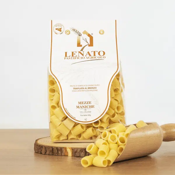 Pacchetto di mezze maniche Lenato, pasta di grano duro siciliano.